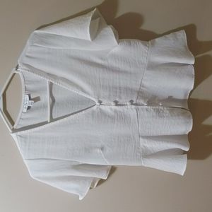 Topshop white blouse